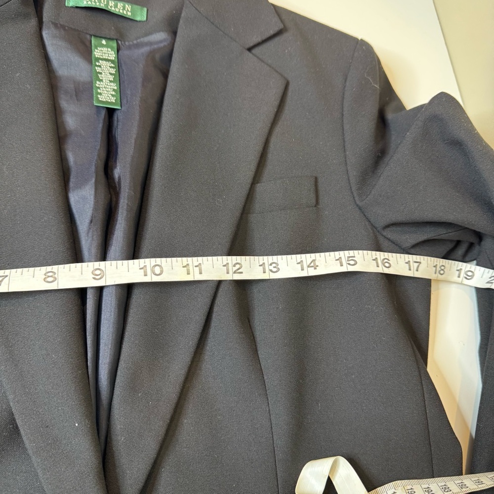 Lauren Ralph Lauren Made in USA Vintage Classic Ribbed Blazer - Picture 8 of 8